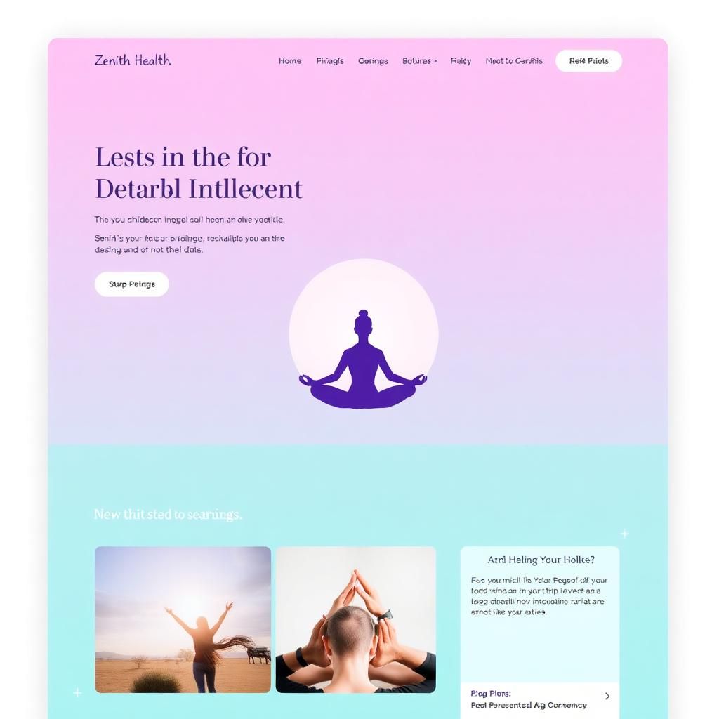 Zenith Health — Webflow project screenshot